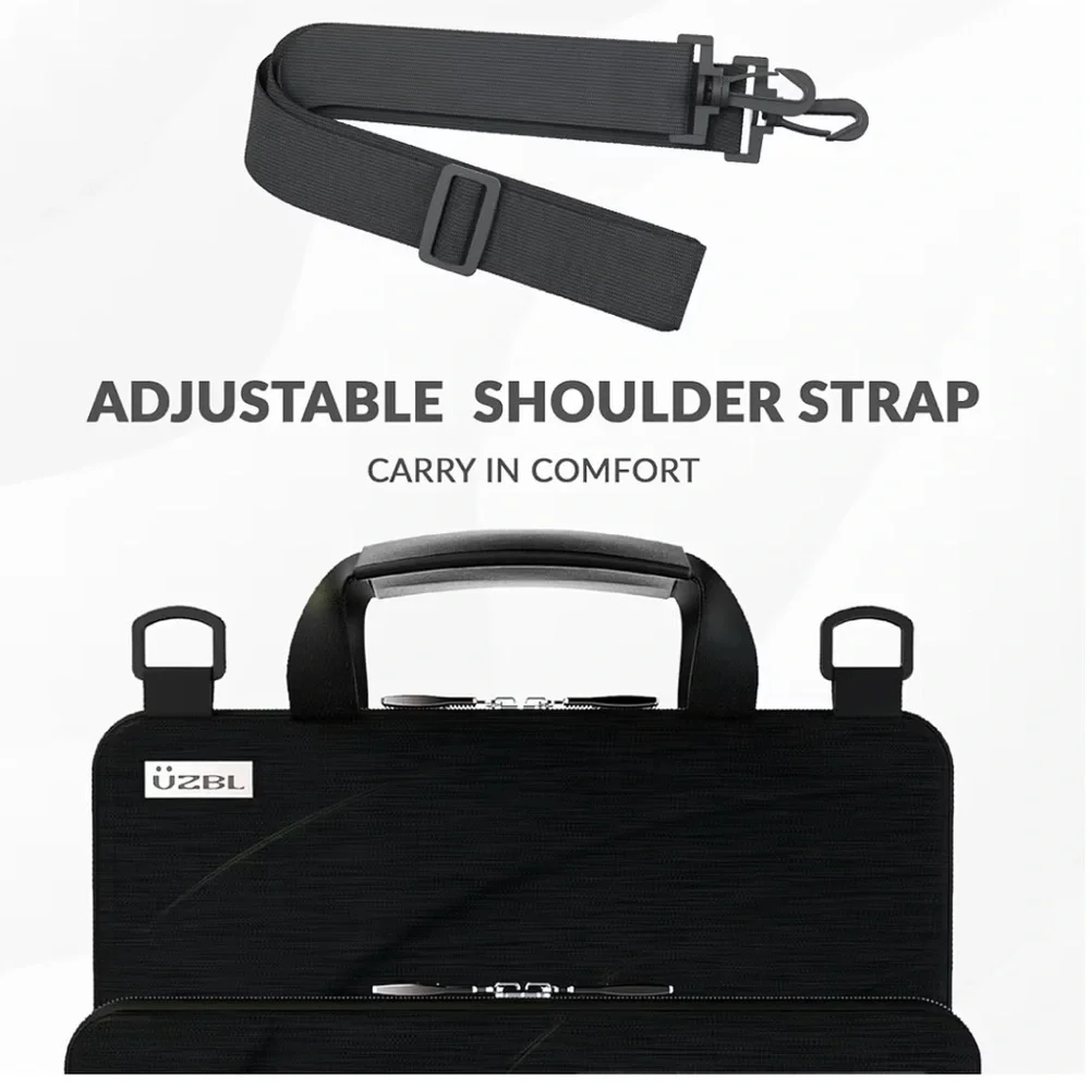 NEW ÜZBL Black Laptop Case with Secure Grips 13-14 inch